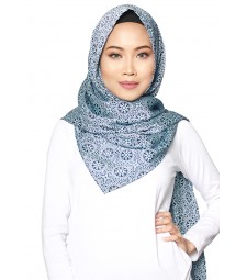 Damask Shawl Blue